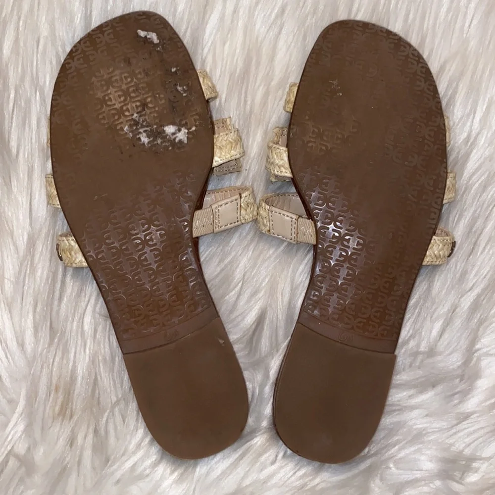 Sam Edelman beckie' Cutout Raffia Slide Sandals_7